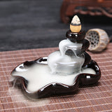 Incense,Burner,Smoke,Backflow,Ceramic,Glaze,Censer,Holder