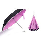 KCASA,Double,Layer,Reverse,Umbrella,Reflective,Windproof,Protection,Umbrel