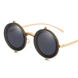 Unisex,Vogue,Sunglasses,Metal,Circle,Round,Sunglasses