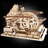 Wooden,Marble,Handcrank,Waterwheel,Magic,Crush,Puzzle,Model,Building,Mechanical,Model