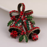 Christmas,Retro,Festive,Brooch,Shirt,Collar,Brooch,Sliver