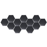 12Pcs,12.6cm,Mirror,Sticker,Vinyl,Hexagon,Removable,Acrylic,Mirror,Decor