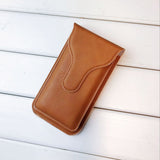 Double,Pockets,Portable,Leather,Waist,Universal,Mobile,Phone,Cover,Outdoor,Cover,Storage,Punch"