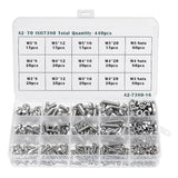 Suleve,MXCH6,Carbon,Steel,Screw,Socket,Assortment,440Pcs