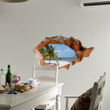 Beach,Decals,Removable,Stickers,Decor