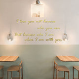 Acrylic,Mirror,Stickers,Romantic,Sentences,Background,Decoration,Stickers