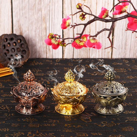 Alloy,Bronze,Incense,Burner,Incensory,Craft,Office,Decoration