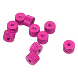 Suleve,M3AN5,10Pcs,Knurled,Thumb,Thread,Grommet,Gasket,Washer,Spacer,Aluminum,Alloy