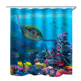 Turtle,Waterproof,Shower,Curtain,Bathroom,Curtains,Polyester,Fabric,Curtain