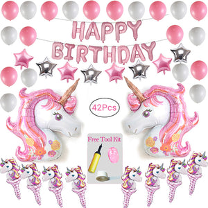 Unicorn,Aluminium,Balloon,Children's,Festival,Birthday,Party,Decoration