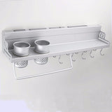 Multifunction,Kitchen,Storage,Organizer,Holder,Hooks,Spice,Shelf