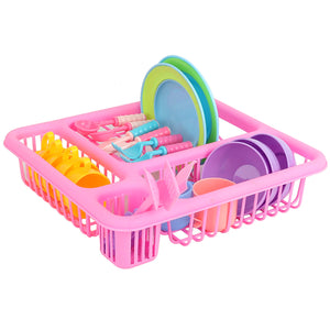 21PCS,Pretend,Dishes,Kitchen,Playset,Tableware