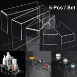 Clear,Acrylic,Perspex,Sturdy,Jewelry,Cupcake,Dessert,Display,Riser,Stand,Showcase,Decorations