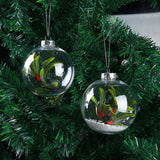 Christmas,Clear,Baubles,Shatterproof,Seamless,Plastic,Decor,Gifts