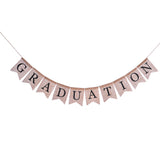 Burlap,Happy,Graduation,Banners,Bunting,Garland,Party,Decoration,Supplies