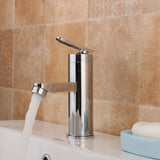 Brushed,Chrome,Waterfall,Bathroom,Basin,Faucet,Single,Handle,Mixer