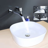 Mount,Waterfall,Faucet,Chrome,Brass,Single,Handle,Kitchen,Bathroom