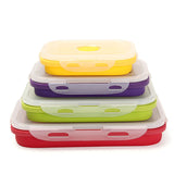 IPRee,Collapsible,Silicone,Lunch,Boxes,Portable,Storage,Kitchen,Containers