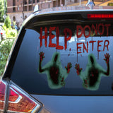 Halloween,Horror,Zombie,Sticker,Poster,Bloody,Handprint,Window,Stickers,Halloween,Party,Decoration