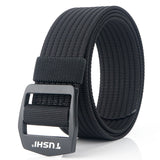 TUSHI,Military,Tactical,Belts,Security,Elastic,Weave,Stretch,Thick,Nylon,Waist