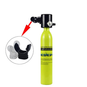 DEDEPU,Oxygen,Silicone,Nozzle,Accessories,Diving,Black