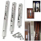 Slide,Stainless,Steel,Flush,Latch,Security,Guard