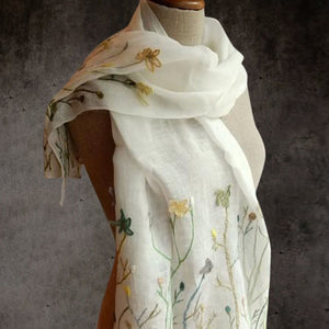 Women,Lightweight,Floral,Pattern,Elegant,Scarf,Shawl