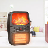 KCASA,1000W,Heater,Flame,Heater,Desktop,Heater,Office,Warmer,Remote,Control,Heater,Winter