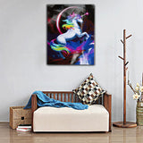 Rainbow,Unicorn,Paint,Number,Digital,Paintings,Canvas,Decor