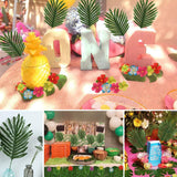 60Pcs,Tropical,Artificial,Leaves,Hawaiian,Hibiscus,Flowers,Wedding,Birthday,Party,Decoration,Table,Decorations