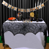 244cm,Halloween,Black,Cobweb,Spider,Fireplace,Mantle,Scarf,Cover,Cloth,Festival,Party,Supply