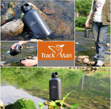 TRACKMAN,Hunting,Outdoor,Aluminum,Alloy,Sport,Water,Kettle,Large,Handle