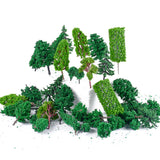 Micro,Model,Green,Trees,Mixed,Landscape,Garden,Scenery,Sandwork,Decorations