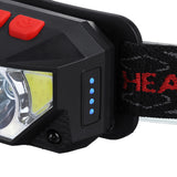 SGODDE,800LM,8Modes,Motion,Sensor,Cycling,Headlamp,Ultra,Bright,Rechargeable,Flashlight,Headlight