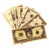 Dollar,Golden,Paper,Money,Currency,Collection,Commemorative,Banknote,Craft