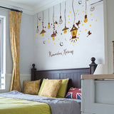 Creative,Chandelier,Adhesive,Wallpaper,Stickers,Living,Bedroom