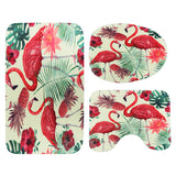 Flamingo,Waterproof,Shower,Curtain,Toilet,Cover,Bathroom