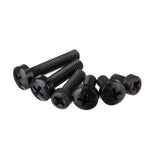 Suleve,M2.5NP1,500Pcs,Nylon,Screw,Black,Round,Cross,Screw,Spacer,Nylon,Assortment