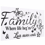 Family,Quotes,Sticker,Living,Removable,Decals,Decor