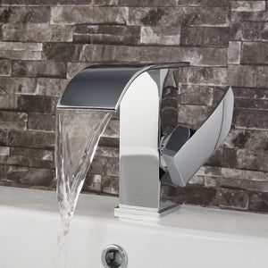 Luxury,Single,Lever,Bathroom,Vanity,Basin,Faucet,Waterfall,Mixer