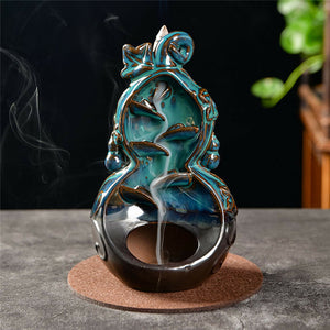 Backflow,Waterfall,Ceramic,Incense,Burner,Censer,Relax,Creative,Decoration