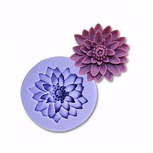 Chrysanthemum,Silicone,Fondant,Decorating,Mould,Paste,Sugarpaste