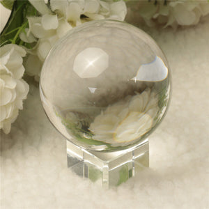 Quartz,Clear,Magic,Crystal,Glass,Healing,Speculum,Slickball,Sphere,Stand