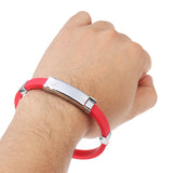 Portable,Static,Titanium,Ionic,Magnetic,Wristband,Silicone,Bracelet,Balance