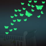 Honana,12PCS,Fluorescent,Butterfly,Sticker