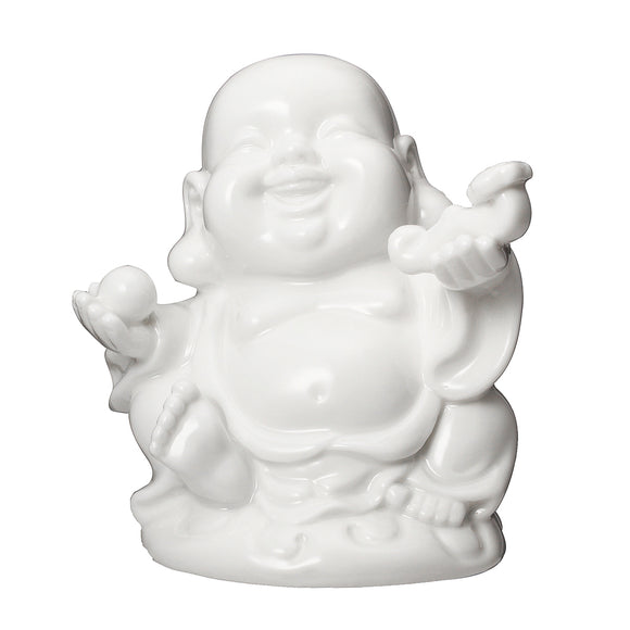 Peace,Laughing,Hotai,Statue,Happy,Sitting,Hotai,White,Gloss,Decorations