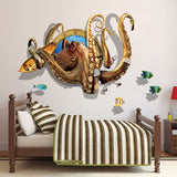 Miico,Creative,Animals,Octopus,Frame,Removable,Decorative,Decor,Sticker