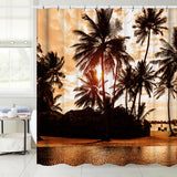 180*180cm,Tropical,Design,Bathroom,Shower,Curtain,Carpets,Bathroom