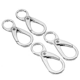 10Pcs,Silver,Alloy,Double,Shaped,Spring,Round