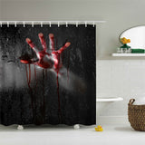 Halloween,Horror,Bloody,Hands,Waterproof,Shower,Curtains,Bathroom,Decor